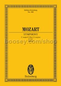 Symphony No.41 in C Major, K 551 (Orchestra) (Study Score)