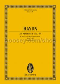 Symphony in F Minor, Hob.I:49 (Orchestra) (Study Score)