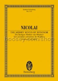 Overture from "The Merry Wives of Windsor" (Orchestra) (Study Score)