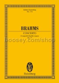 Concerto for Violin in D Major, Op.77 (Violin & Orchestra) (Study Score)