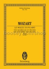 Marriage Of Figaro, K 492 (Soli, SATB & Orchestra) (Study Score)