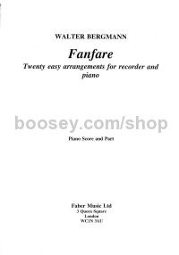 Fanfare: 20 Easy Arrangements (Descant Recorder & Piano)