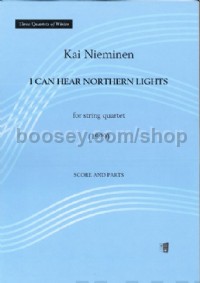 I Can Hear Northern Lights (String Quartet Score & Parts)