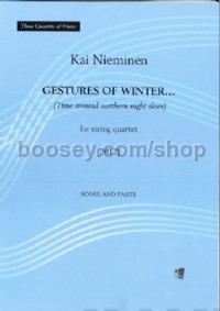 Gestures of Winter... (String Quartet Score & Parts)