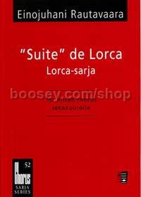 Suite de Lorca - mixed choir (SATB)
