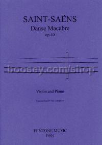 Danse macabre op. 40 - violin & piano