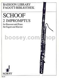2 Impromptus - bassoon & piano