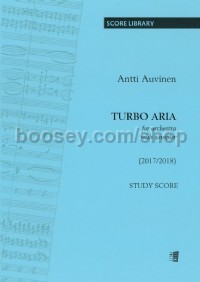 Turbo Aria (Orchestra Study Score)