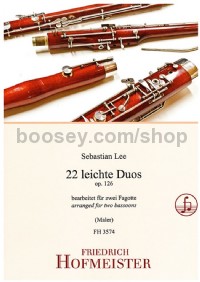 22 leichte Duos, op. 126 (Bassoons)