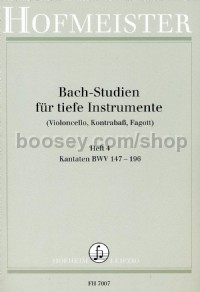 Bach-Studien für tiefe Instrumente 4 BWV 147-196 Vol. 4