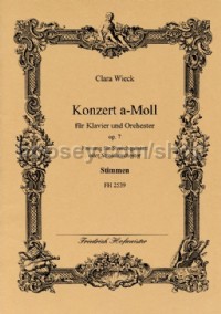 Konzert a-Moll für Klavier und Orchester op. 7 (Set of Parts)