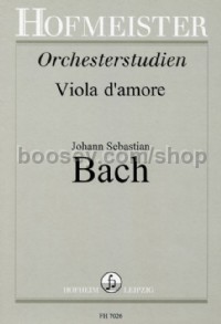 Bach-Studien für Viola d´amore