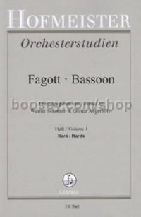 Orchesterstudien für Fagott Vol. 1