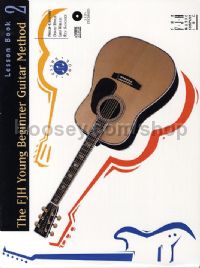 FJH Young Beginner Guitar Method Lesson Book 2 (Book & CD) 