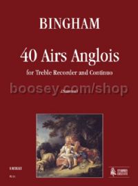 40 Airs Anglois for Treble Recorder & Continuo (score & parts)