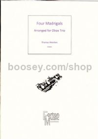 Four Madrigals for oboe trio (score & parts)