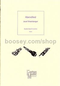 Abendlied for double reed ensemble (score & parts)