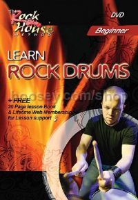 Learn Rock Drums beginner DVD