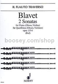 2 Duets op. 1/5 + 6 - 2 flutes (oboes, violins)