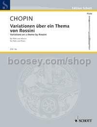Variations on a theme by Rossini op. posth. - flute & piano