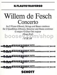 Concerto in G major op. 10/8 - 2 flutes (oboes) & piano reduction