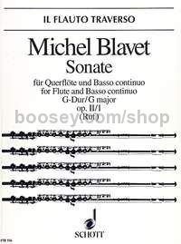 Sonata No. 1 in G major op. 2/1 - flute & basso continuo