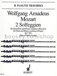 2 Solfeggien KV 393 - flute & basso continuo (piano)