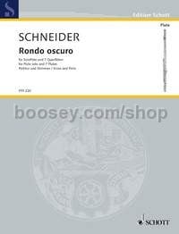 Rondo oscuro - solo-flute & 7 flutes (score & parts)
