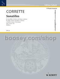 Sonatilles op. 19 - flute (violin) & basso continuo