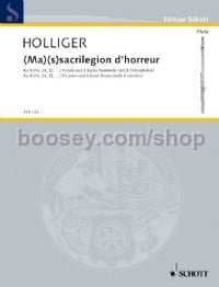 Mas Sacrilegion D'Horreur (Score & Parts)