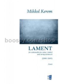 Lament (Score & Parts)