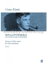 Sonata in B flat minor for viola and piano