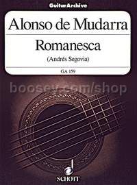 Romanesca - guitar