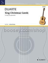 Sing Christmas Carols - voice and guitar