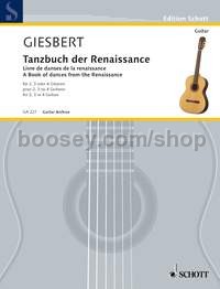 Tanzbuch der Renaissance - 2, 3 or 4 guitars