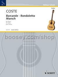 Barcarole - Rondoletto - Marsch - guitar