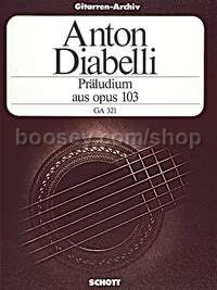 Praeludium in A major aus op. 103 - guitar