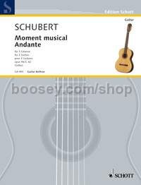 Moment musical und Andante op. 94/3 und op. 42 D 780, D 845/2 - 3 guitars