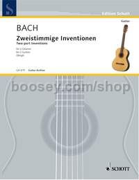 2-Part Inventions BWV 772-786 - 2 guitars