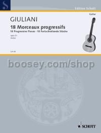 18 progressive Pieces op. 51 - guitar
