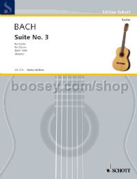 Cello Suite No3 BWV109 Gtr