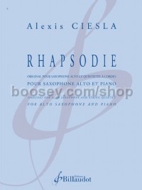 Rhapsodie (Alto Saxophone)