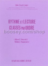 Rythme Et Lecture Classes Par Ordre Volume 1