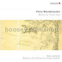 Works for Piano Duo (Genuin Audio CD)