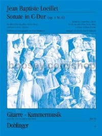 Sonate in C-Dur op. 1/6 (Alto Recorder & Guitar)