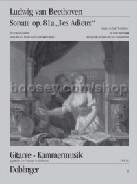 Sonate "Les Adieux" op. 81a (Flute & Guitar)