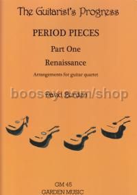 Period Pieces, Part 1: Renaissance - guitar quartet