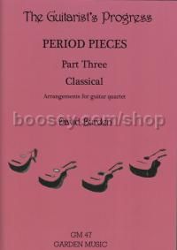 Period Pieces, Part 3: Classical - guitar quartet