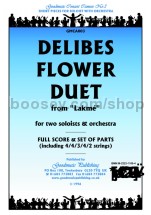 Flower Duet (Lakme) for orchestra (score & parts)