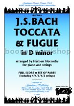 Toccata & Fugue in D minor for string orchestra (score & parts)